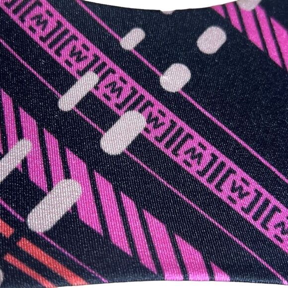 NWT Wolford Hanna Sports Bra Top S Multi Pink Black - Picture 8 of 16